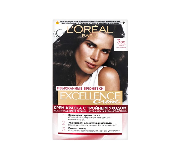 Loreal Paris Excellence თმის საღებავი N300 